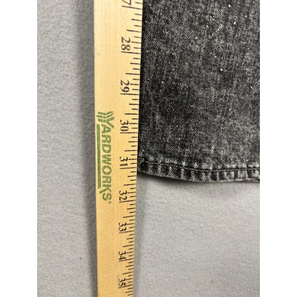 Levis 511 Slim Fit Jeans Black Acid Wash 40x32 (Measures 40x31) Black